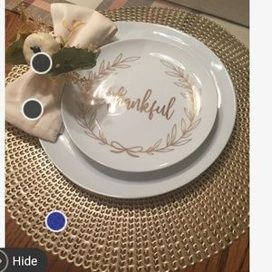 Elegant Gold placemats [Set of 8]